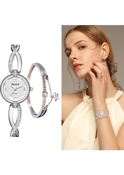 Gül Altın ve Pembe Lüks Kuvars Kol Saati Kadın Moda Kuvars Kadın Kol Saati Güzel Bilezik Izle Elmas Öğrenci Bileklik Saat (Yurt Dışından) fiyatları