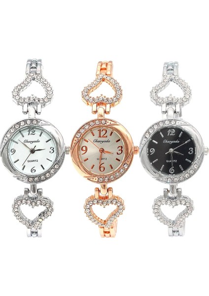 Altın Altın Moda Kadın Bilezik Izle Kadın Bayanlar Bilek Saatler Bling Kristal Analog Saat Kadın Elbise Kuvars Izle Montre Femme O140 (Yurt Dışından) indirimleri