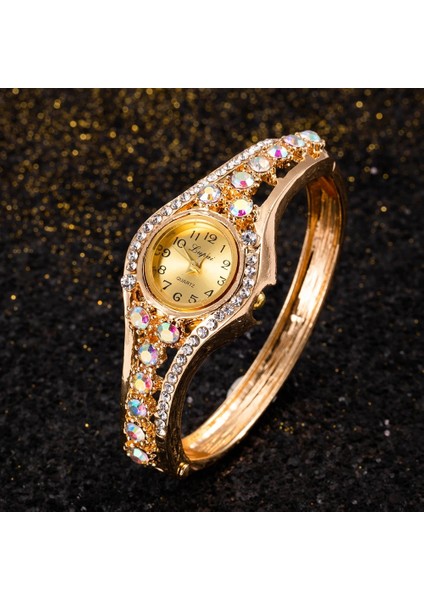 Beyaz 2022 Kadın Saatler Lüks Elmas Gül Altın Bayanlar Kol Saatleri Kadın Bilezik Izle Kadınlar Için Şık Saat Relogio Feminino (Yurt Dışından) fiyatları
