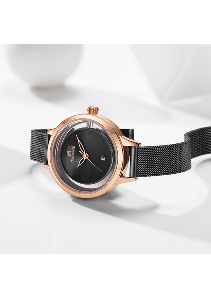 Gül Altın Mavi Navıforce Izle Kadın Üst Lüks Marka Yaratıcı Çelik Hasır Kadın Bilezik Saatler Kız Saat Relogio Feminino Montre Femme (Yurt Dışından) modelleri