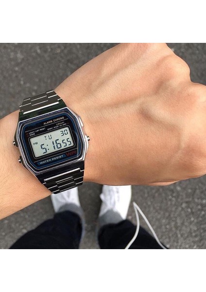 Gül Altın Lüks Erkekler Paslanmaz Çelik Dijital Askeri Armys Spor LED Su Geçirmez Kol Saati Saat Moda Kronograf Kol Saati Relogio (Yurt Dışından) indirimleri