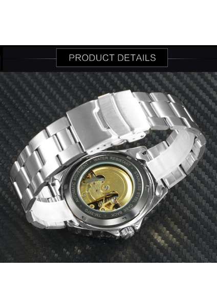 Sıyah Bn Forsınıng Askeri Spor Saat Mekanik Lüks Marka Erkek Saatler Paslanmaz Çelik Kayış Moda Otomatik Kol Saati (Yurt Dışından) modelleri