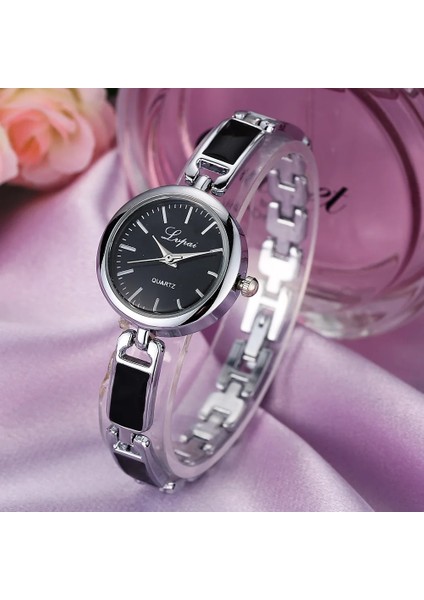 Gümüş Zegarek Damski Moda Rahat Kuvars Izle Yeni Bilezik Saatler Kadınlar Lüks Kristal Elbise Kol Saatleri Saat Kadın Reloj Mujer (Yurt Dışından) indirimleri