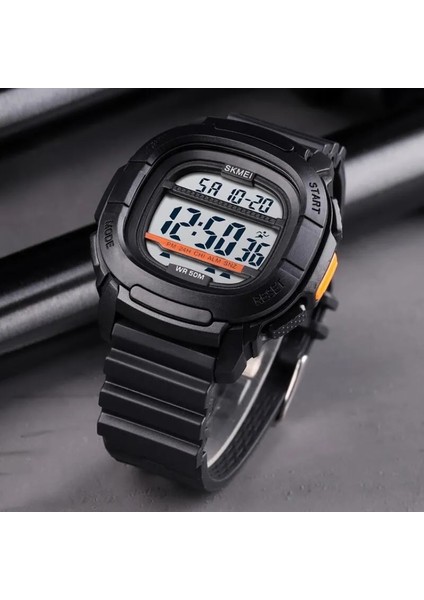 Mavi Kamuflaj Erkek Elbise Saatler Skmeı Moda LED Dijital Spor Kol Saatleri Su Geçirmez Chrono Alarm Geri Sayım Saati Relogio Montre Homme (Yurt Dışından) modelleri