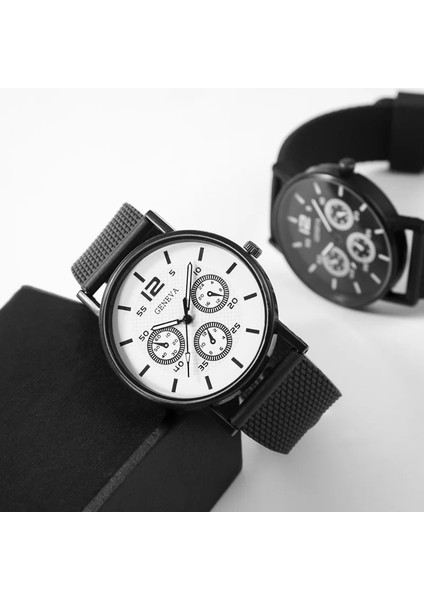 Stil 2 2022 Moda Minimalist Izle Erkekler Ultra Ince Mavi Paslanmaz Çelik Hasır Kemer Saatler Adam Iş Rahat Kuvars Kol Saati (Yurt Dışından) fırsatları