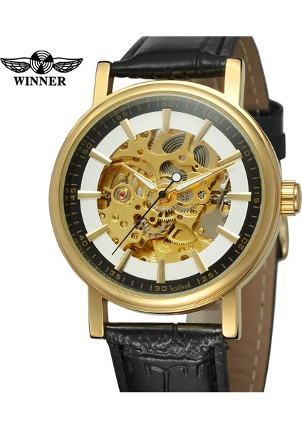 Resim Gösterisi Olarak Kazanan Üst Yepyeni Spor Tasarım Deri Çerçeve Altın Izle Erkek Saat Lüks Montre Homme Saat Erkekler Otomatik Saatler (Yurt Dışından) fiyatları