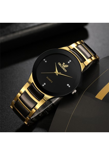 Siyah Erkek Moda Lüks Iş Kol Saati 2022 Yeni Marka Unisex Blok Renkli Çelik Kayış Kadın Gündelik Izle Saat Takım Elbise Eşleşen (Yurt Dışından) fiyatları