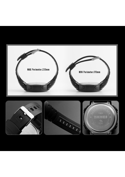 Yeşil Skmeı Bluetooth Kalori Pedometre Akıllı Izle Erkekler Için LED Su Şok Geçirmez Saat Çok Fonksiyonlu Elektronik Dijital Saatler Spor (Yurt Dışından)