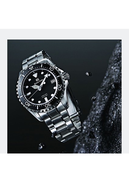 Siyah Yeni Grand Seiko Lüks Izle Taç Mavi Aslan Gs Seiko Kuvars Hareketi Erkek Saati Yüksek Kalite Moda Iş Spor Saat (Yurt Dışından)
