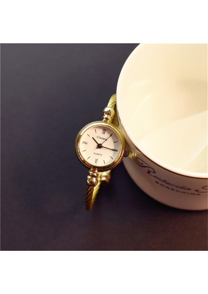 Gd1 Bileklik Bilezik Saatler Kadınlar Için Elbise Retro Kuvars Saat Kol Saatleri Bayanlar Bilek Garantili Relojes Mujer Zegarek Damski (Yurt Dışından)