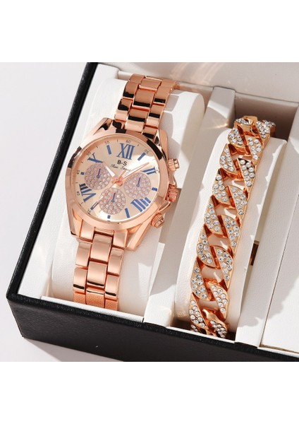 1 Izle Lüks Kadın Saatler Moda Paslanmaz Çelik Bilezik Izle Kadın Casual Saat Elbise Bayanlar Kuvars Kol Saati Relogio Feminino (Yurt Dışından) fiyatları