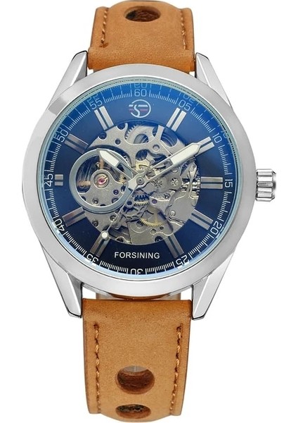 05 Forsınıng Mekanik Saat Içi Boş Çift Tırnak Terazisi Mekanik Saat Eğlence Tek Halkalı Kemer Izle Çeşitli Renkler (Yurt Dışından)