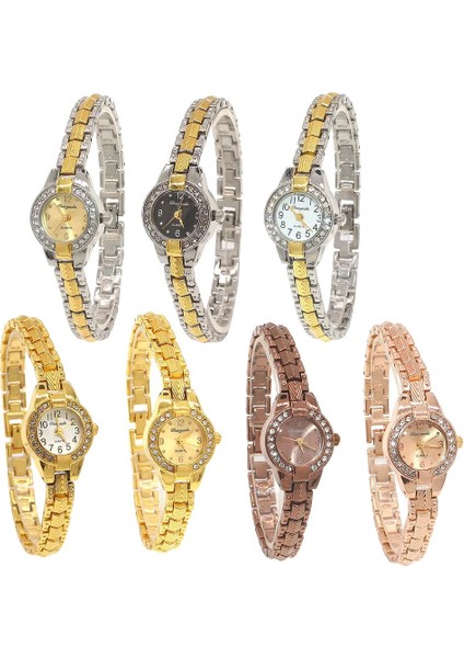 Jb Beyaz Yeni Moda Altın Saatler Kadınlar Lüks Marka Paslanmaz Çelik Bilezik Saatler Bayanlar Kuvars Elbise Saatler Reloj Mujer (Yurt Dışından)