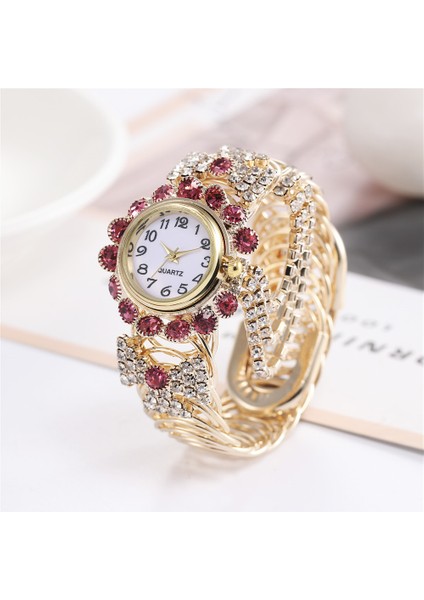 C Alaşım Kadın Kuvars Kol Saatleri Yaratıcı Saçak Bilezik Izle Saatler Kadın Moda Yuvarlak Saat 2021 Altın Orologio Donna # S3 (Yurt Dışından) modelleri