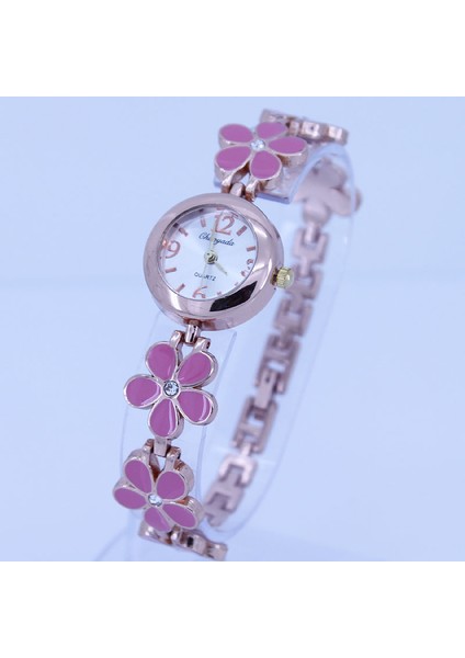 Kahverengi Rahat Paslanmaz Çelik Kayış Kadın Lüks Fanshion Izle Gül Altın Elbise Elmas Kadın Gündelik Saat Severlerin Bilezik Izle (Yurt Dışından) fırsatları