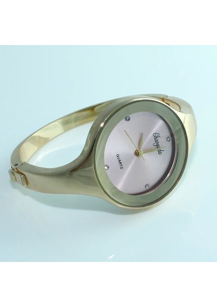 Altın Pembe Reloj Mujer Moda Kadın Saatler Marka Saat Kadın Bilezik Izle Bayan Kuvars Kol Saati Kadın Relogio Feminino Montre Femme (Yurt Dışından)