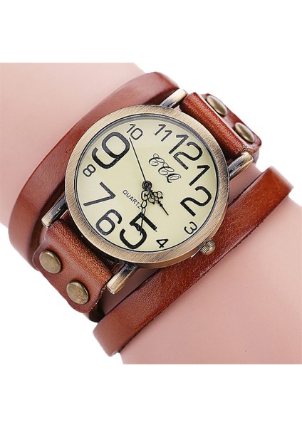 Kırmızı Lüks Marka Vintage Inek Deri Bilezik Izle Kadın Deri Bambu Kadın Saati Klasik Reloj Mujer 2021 Relogio Feminino (Yurt Dışından) indirimleri