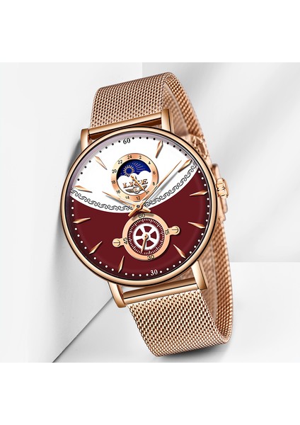 Gül Altın Siyah Yeni Erkek Saatler Lıge Üst Marka Lüks Moda Iş Kuvars Izle Erkekler Basit Ay Fazı Su Geçirmez Saat Relogio Masculino (Yurt Dışından) modelleri