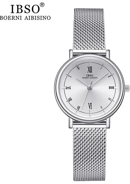 B3623B-WE-SR-SS Ibso Kadın Bilezik Izle Moda Cenevre Tasarımcı Japonya Kuvars Şerit Paslanmaz Çelik Kadın Hediye Kol Saatleri Relogio Feminino (Yurt Dışından) modelleri