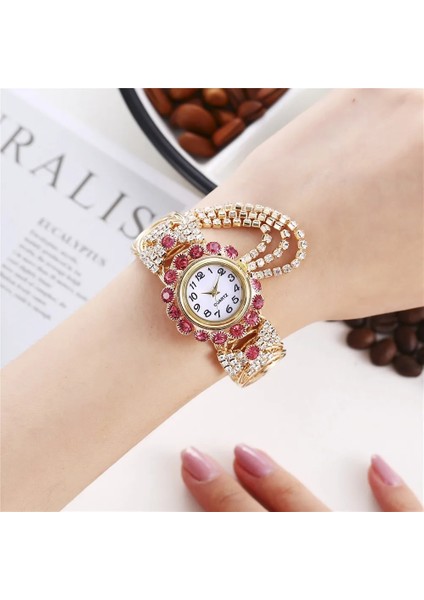 E Alaşım Kadın Kuvars Kol Saatleri Yaratıcı Saçak Bilezik Izle Saatler Kadın Moda Yuvarlak Saat 2021 Altın Orologio Donna # S3 (Yurt Dışından) modelleri