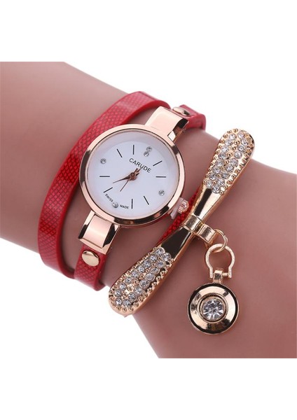 Bej 2019 Kadın Saatler Moda Rahat Bilezik Izle Kadın Relogio Deri Taklidi Analog Kuvars Izle Saat Kadın Montre Femme (Yurt Dışından) fırsatları