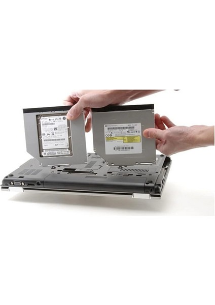 12.7mm HDD Caddy Kızak Laptop DVD To SSD Kutu