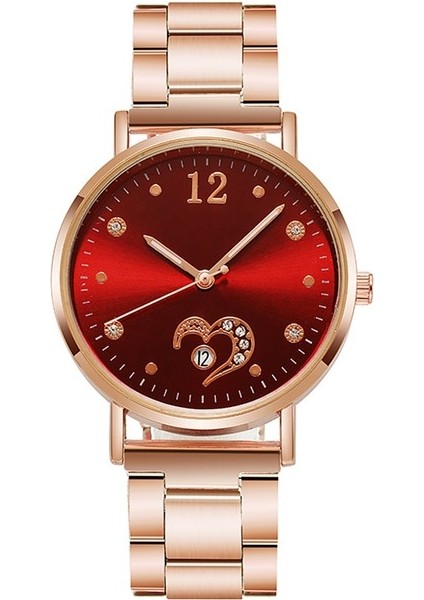 J Kadın Paslanmaz Çelik Kuvars Izle Moda Gül Altın Bilezik Izle Bayanlar Lüks Kuvars Kol Saati Kadın Saat Zegarek Damski (Yurt Dışından)