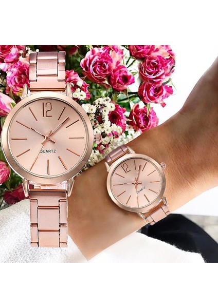 J Kadın Paslanmaz Çelik Kuvars Izle Moda Gül Altın Bilezik Izle Bayanlar Lüks Kuvars Kol Saati Kadın Saat Zegarek Damski (Yurt Dışından) modelleri