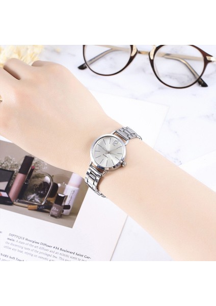 J Kadın Paslanmaz Çelik Kuvars Izle Moda Gül Altın Bilezik Izle Bayanlar Lüks Kuvars Kol Saati Kadın Saat Zegarek Damski (Yurt Dışından) fırsatları