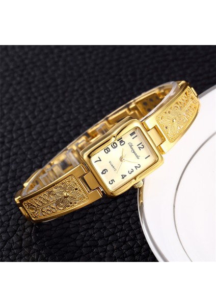 Gümüş Lüks Altın Paslanmaz Çelik Kadın Bilezik Saatler Moda Kadın Izle Gündelik Elbise Bayanlar Izle Kadın Saat Relogio Feminino (Yurt Dışından) fırsatları