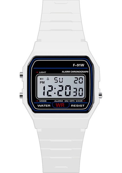 Beyaz Lüks Erkekler Analog Dijital Askeri Spor LED Su Geçirmez Kol Saati Spor Saat Relogio Masculino Izle Reloj Hombre Bayan (Yurt Dışından)