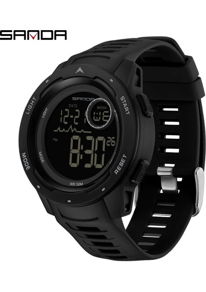 Mavi Sanda Marka Erkek Spor Saatler Moda Chronos Geri Sayım Su Geçirmez LED Dijital Saat Adam Askeri Kol Saati Relogio Masculino (Yurt Dışından) fiyatları