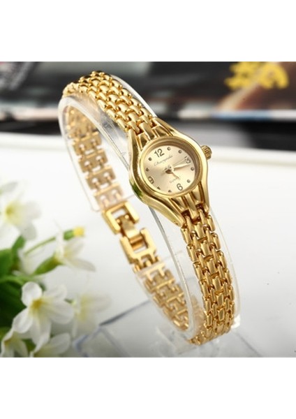 04105 Kadın Bilezik Saat Mujer Altın Relojes Küçük Kadran Kuvars Eğlence Izle Popüler Kol Saati Saat Kadın Bayanlar Zarif Saatler (Yurt Dışından)