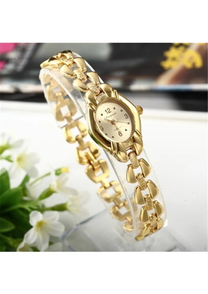 04105 Kadın Bilezik Saat Mujer Altın Relojes Küçük Kadran Kuvars Eğlence Izle Popüler Kol Saati Saat Kadın Bayanlar Zarif Saatler (Yurt Dışından)