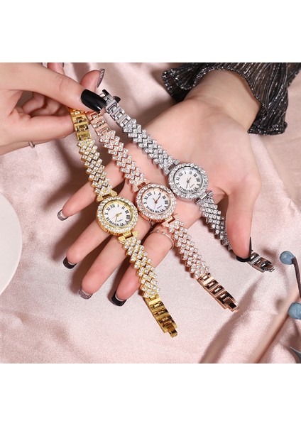 Gümüş Lüks Bilezik Saatler Kadınlar Kristal Elbise Kol Saatleri Saat Kadın Moda Rahat Kuvars Izle Reloj Mujer Relogio Feminino (Yurt Dışından) indirimleri