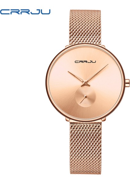 Gül Altın Crrju Şık Kadın Saatler Bayanlar Yaratıcı Çelik Kadın Ultra Ince Bilezik Saatler Ince Saat Relogio Feminino Montre Femme (Yurt Dışından)