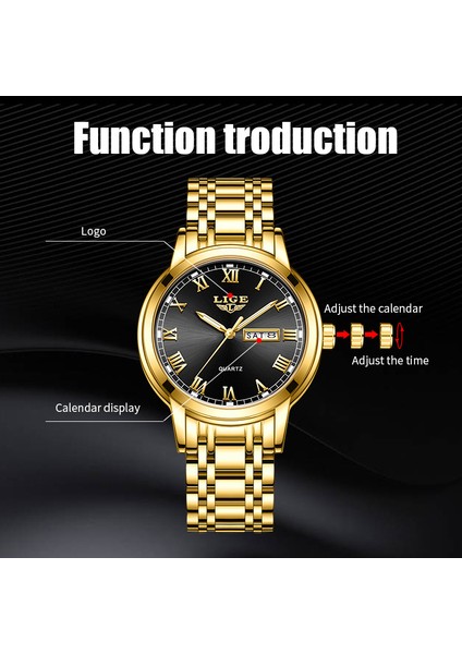 Kahverengi Altın Siyah 2022 Moda Erkek Altın Paslanmaz Çelik Saatler Lüks Minimalist Kuvars Bilek Izle Erkekler Iş Gündelik Saat Relogio Masculino (Yurt Dışından) fırsatları