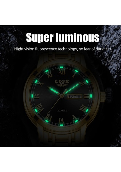 Kahverengi Altın Siyah 2022 Moda Erkek Altın Paslanmaz Çelik Saatler Lüks Minimalist Kuvars Bilek Izle Erkekler Iş Gündelik Saat Relogio Masculino (Yurt Dışından) indirimleri