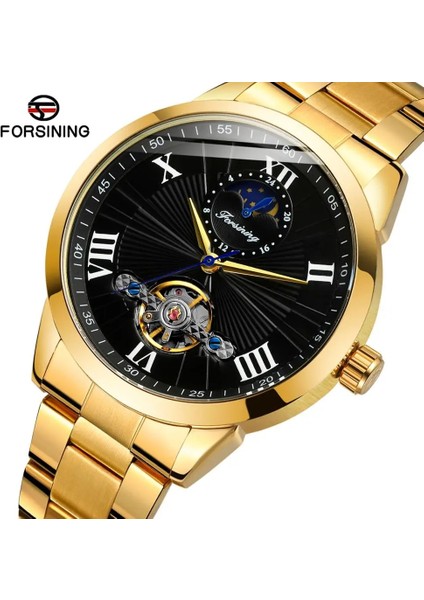 Mavi 2021 Yeni Forsining Izle Tourbillon Tasarım Otomatik Mekanik Erkek Saatleri Moda Su Geçirmez Iş Adamı Saat Reloj Hombre (Yurt Dışından) modelleri