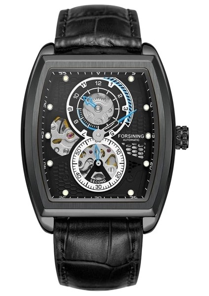 Siyah 01 Forsınıng Mekanik Saat Basit Rüzgar Içi Boş 8 Kelime Düzensiz Şekil Mekanik Saat Kemer Izle Alaşım Izle Erkek Saati (Yurt Dışından)