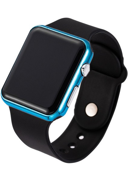 Siyah Mavi Erkek Saatler Moda Spor Izle LED Lüks Erkekler Dijital Ordu Spor Su Geçirmez Spor Kadın Izle Relogio Feminino Saat (Yurt Dışından)