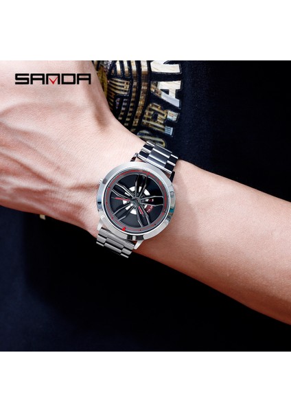 Gül Altın Sanda Jant Izle Hub Özel Tasarım Spor Araba Jant Dönen Izle Su Geçirmez Yaratıcı 2021 Erkek Izle Erkek Tekerlek Kol Saati (Yurt Dışından) indirimleri