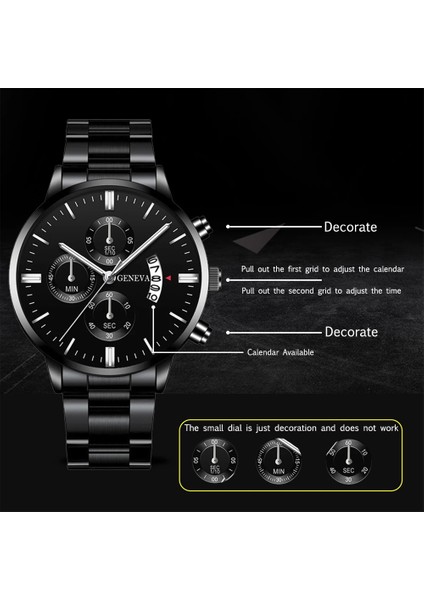 Örgü 21 Lüks Erkek Quartz Saat Paslanmaz Çelik Iş Otomatik Takvimli Saat Erkekler Moda Rahat Kol Saati Relogio Masculino (Yurt Dışından) modelleri