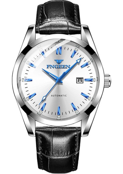 Stil 6 Fngeen Erkekler Saatler Üst Marka Lüks Su Geçirmez Ultra Ince Tarih Saat Erkek Otomatik Casual Kuvars Izle Erkekler Spor Kol Saati (Yurt Dışından)