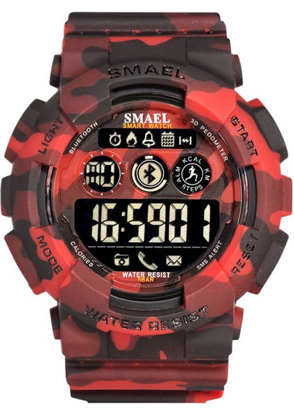 Redcamo Askeri Dijital Erkek Saatler Smael Yeni Moda Izle Dijital LED Saat 50 M Su Geçirmez Ordu Saatler Spor 8013 Camowatch Erkek Için (Yurt Dışından)