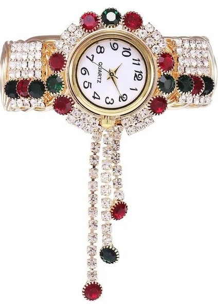Renkli 2021 Üst Marka Lüks Taklidi Bilezik Izle Kadın Saatler Bayanlar Kol Saati Relogio Feminino Reloj Mujer Montre Femme Saat (Yurt Dışından)
