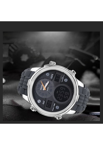 Altın Smael Moda Rahat Kuvars Saatı Dijital Elektronik Saat LED Otomatik Alarmlı Saatler 1273 Erkek Spor Saatler Su Geçirmez (Yurt Dışından) indirimleri