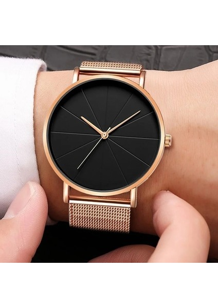 Gümüş Gri 2022 Minimalist Erkek Moda Saatler Basit Erkekler Iş Ultra Ince Paslanmaz Çelik Hasır Kemer Kuvars Izle (Yurt Dışından) fırsatları