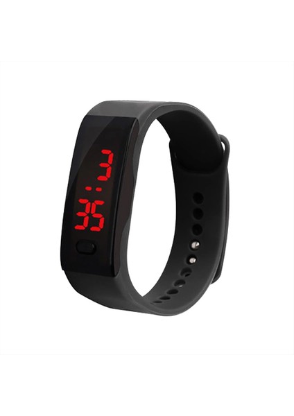 Siyah Saat Dijital Erkek Saati Kadın Saatler Akıllı Spor Izle El Yüzük Saatler LED Spor Moda LED Dijital Ekran Bilezik (Yurt Dışından) modelleri