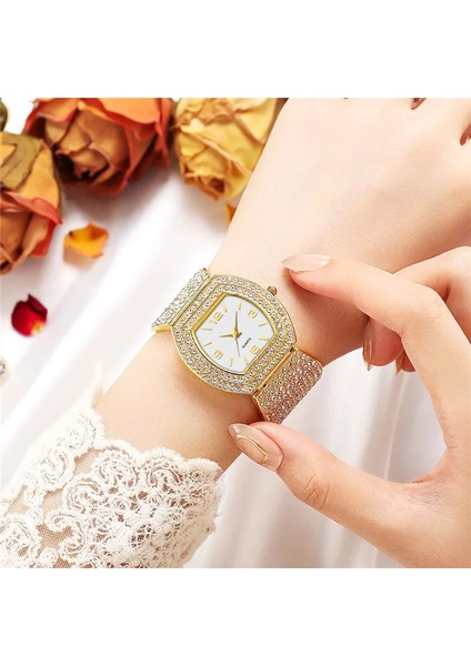 Gül Kadınlar Yeni Bilezik Izle Bayanlar Paslanmaz Çelik Kuvars Casual Saat Kadın Elbise Izle Kadın Saat Hediye Izle 2023 Yeni Moda (Yurt Dışından) modelleri